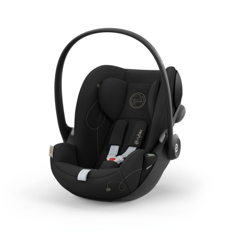 Carucior copii 3 in 1 Muuvo Quick Onix Black cu Cybex Cloud G i-size Plus recline testata ADAC
