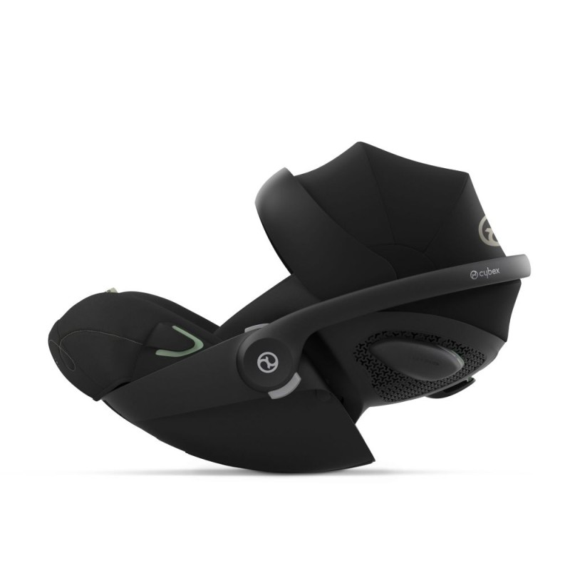 Carucior copii 3 in 1 Muuvo Quick Onix Black cu Cybex Cloud G i-size Plus recline testata ADAC