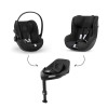 Carucior copii 4 in 1 Muuvo Quick Onix Black cu Cybex Cloud G Plus recline testata ADAC si baza isofix rotativa