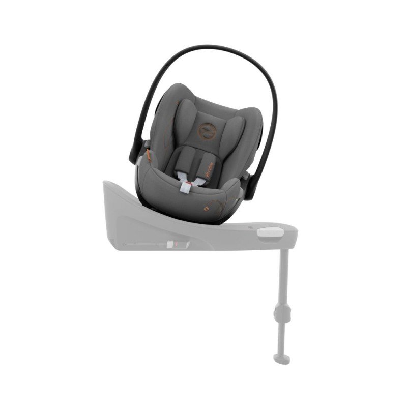 Carucior copii 3 in 1 Nola Adamex Grafit PS35 cu Cybex Cloud G Confort i-size recline testata ADAC