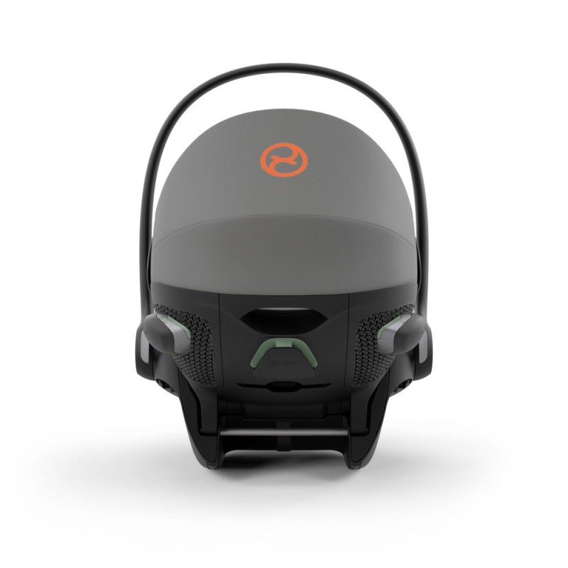 Carucior copii 3 in 1 Nola Adamex Grafit PS35 cu Cybex Cloud G Confort i-size recline testata ADAC