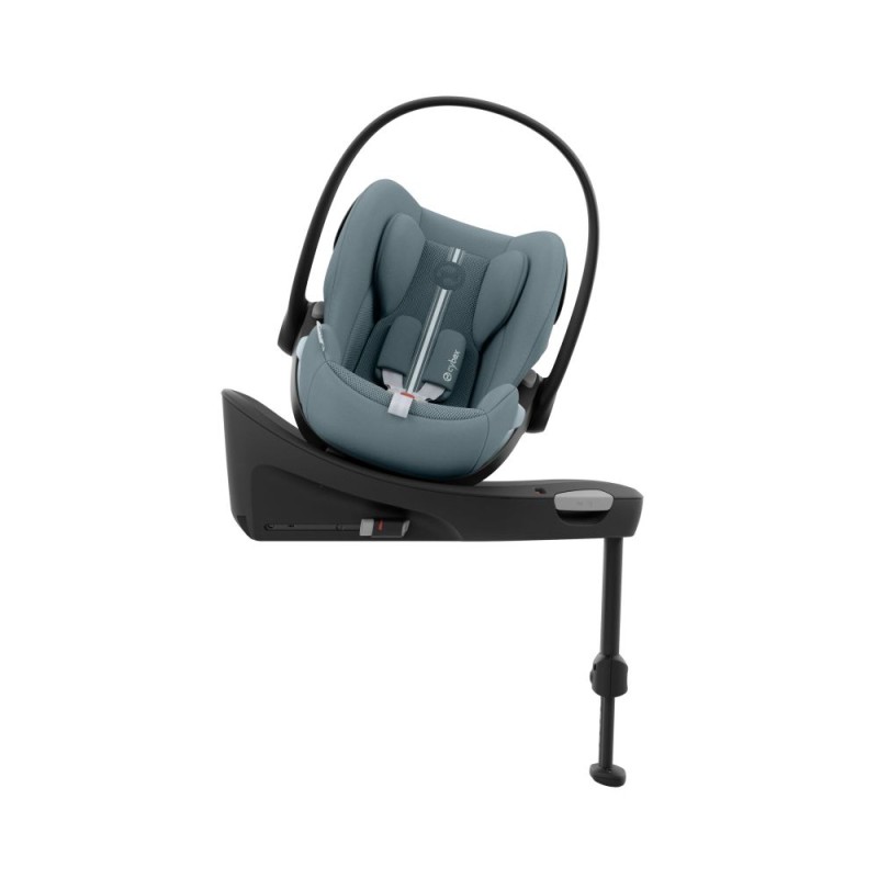 Noul Cybex Balios S Lux 2025 Stormy Blue sistem 4 in 1 cu Cybex Cloud G Plus i-size recline testata ADAC si baza isofix rotativa