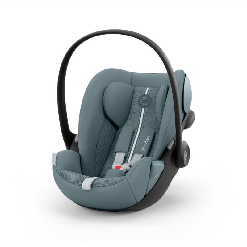 Noul Cybex Balios S Lux 2025 Stormy Blue sistem 4 in 1 cu Cybex Cloud G Plus i-size recline testata ADAC si baza isofix rotativa