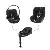 Noul Cybex Balios S Lux 2025 Moon Black sistem 4 in 1 cu Cybex Cloud G Plus i-size recline ADAC si baza isofix rotativa