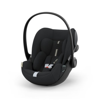 Scoica auto 0-24 luni Cybex Cloud G Plus i-size recline testata ADAC Moon Black