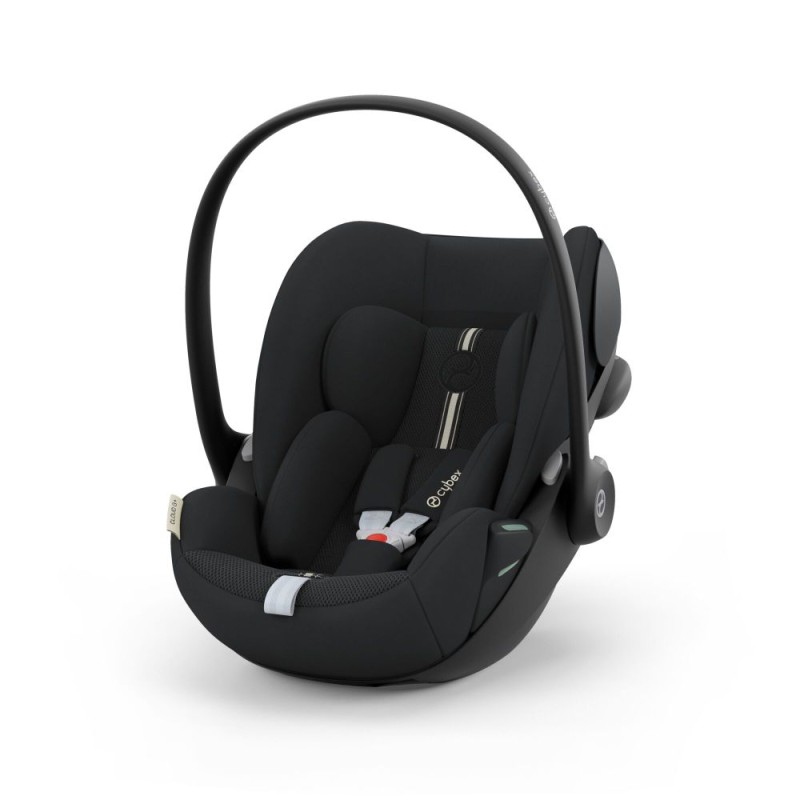 Carucior copii 4 in 1 Muuvo Quick 4.0 Classic Black cu Cybex Cloud G Plus i-size recline testata ADAC si baza isofix rotativa