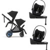 Cybex E-Gazelle S electric Moon Black 3in1 cu scoici Cloud G plus ADAC si baze isofix G