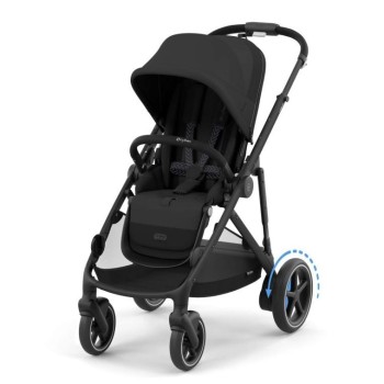 Cybex E-Gazelle S electric Moon Black 3in1 cu scoici Cloud G plus ADAC si baze isofix G