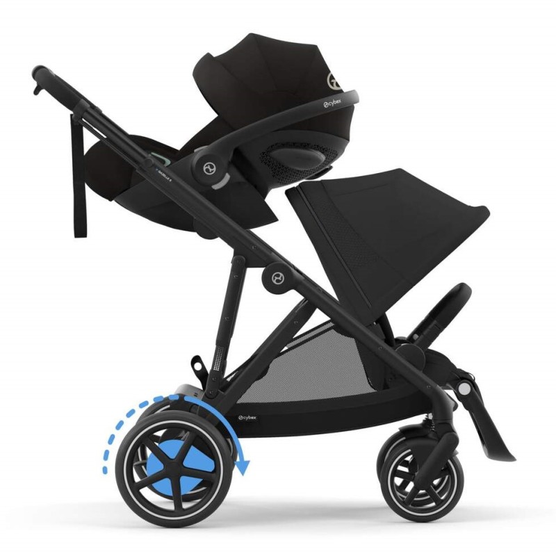 Cybex E-Gazelle S electric Moon Black 3in1 cu scoici Cloud G plus ADAC si baze isofix G