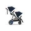 Noul Cybex E-Gazelle S electric Almond Beige 3 in 1 Gemeni cu landouri si scoici Cloud G plus