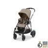 Noul Cybex E-Gazelle S electric Almond Beige 3 in 1 Gemeni cu landouri si scoici Cloud G plus