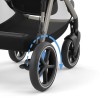 Noul Cybex E-Gazelle S electric Almond Beige 3 in 1 Gemeni cu landouri si scoici Cloud G plus