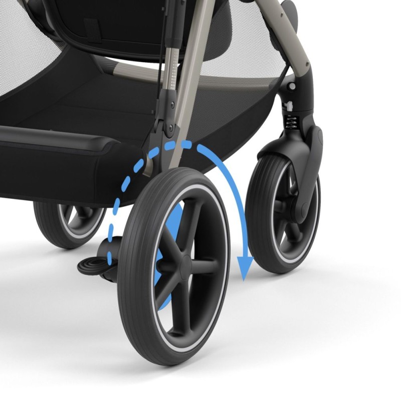 Noul Cybex E-Gazelle S electric Almond Beige 3 in 1 Gemeni cu landouri si scoici Cloud G plus