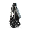 Noul Cybex Gazelle S Sky Blue 3 in 1 Gemeni cu landouri si scoici Cybex Cloud G Plus i-size recline testate ADAC