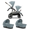 Noul Cybex Gazelle S Sky Blue 2 in 1 Gemeni cu landouri Sky Blue
