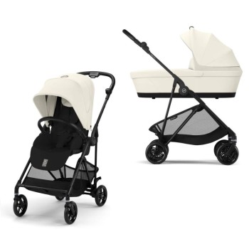 Noul Cybex Melio Carbon 2025 Canvas White 2 in 1