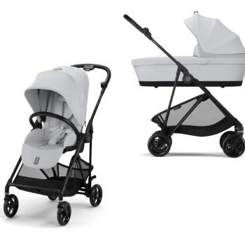 Noul Cybex Melio Carbon 2025 Fog Grey 2 in 1
