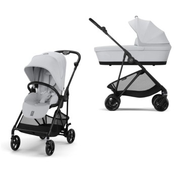 Noul Cybex Melio Carbon 2025 Fog Grey 2 in 1