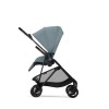 Cybex Melio Carbon Stormy Blue 4in1 cu Cloud G Plus Recline ADAC si baza isofix