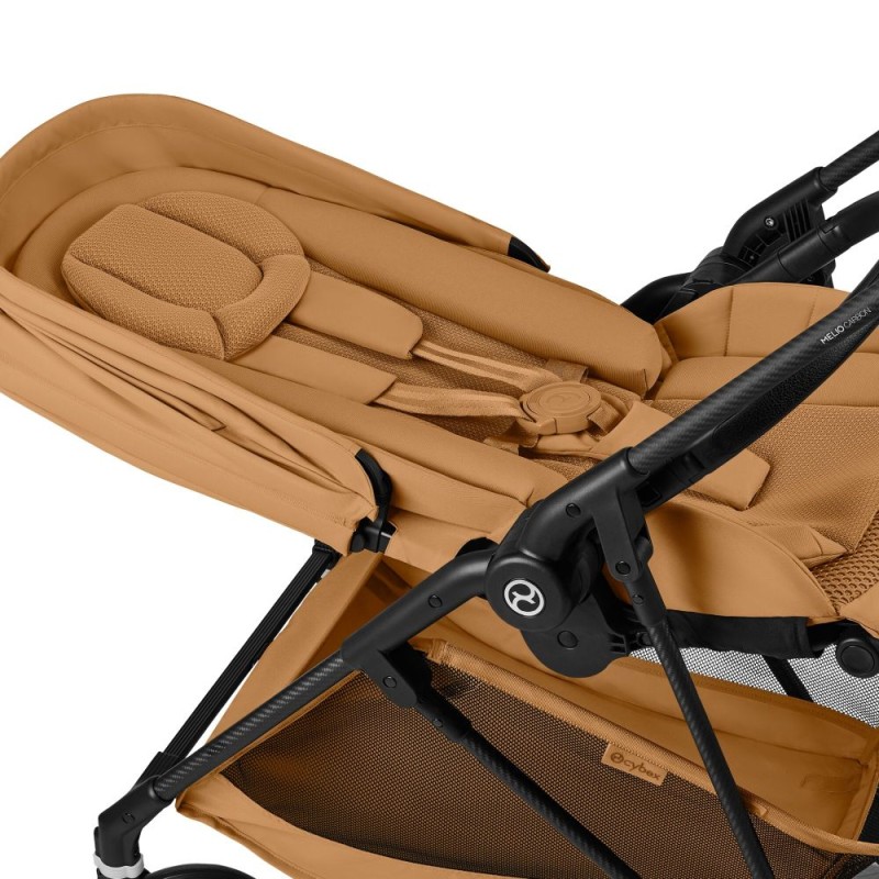 NEW Cybex Melio Carbon Cinnamon Yellow 4in1 cu Cloud G Plus Recline ADAC si baza isofix