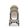 Noul Cybex Melio Carbon Almond Beige 3 in 1 cu Scoica Cloud G Plus i-Size Recline testata ADAC