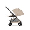 Noul Cybex Melio Carbon Almond Beige 3 in 1 cu Scoica Cloud G Plus i-Size Recline testata ADAC