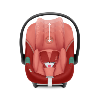 Scoica Auto Cybex Aton S2 I-Size Culoare Hibiscus Red