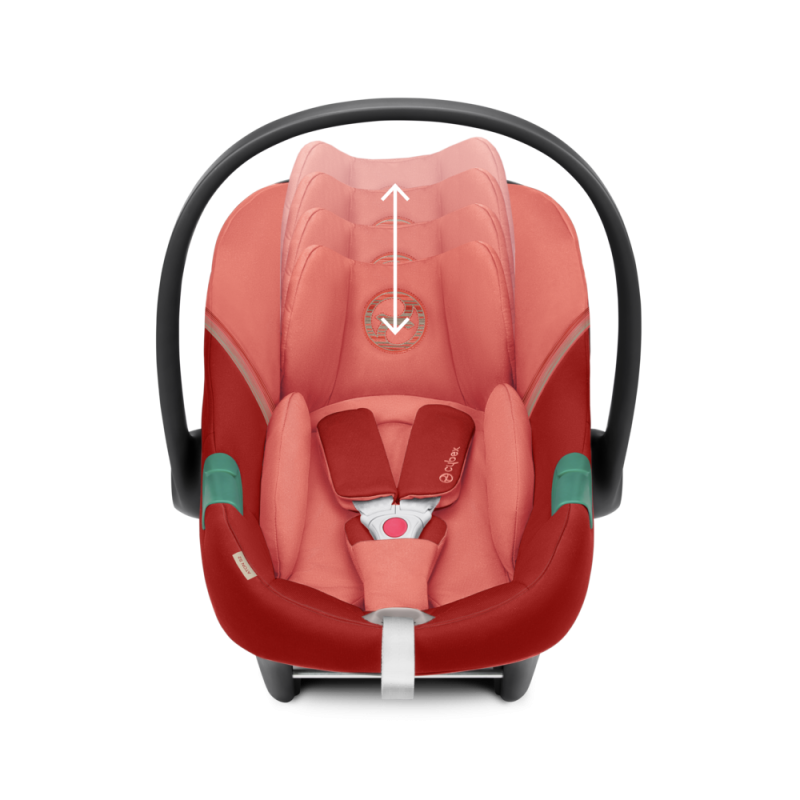 Scoica Auto Cybex Aton S2 I-Size Culoare Hibiscus Red