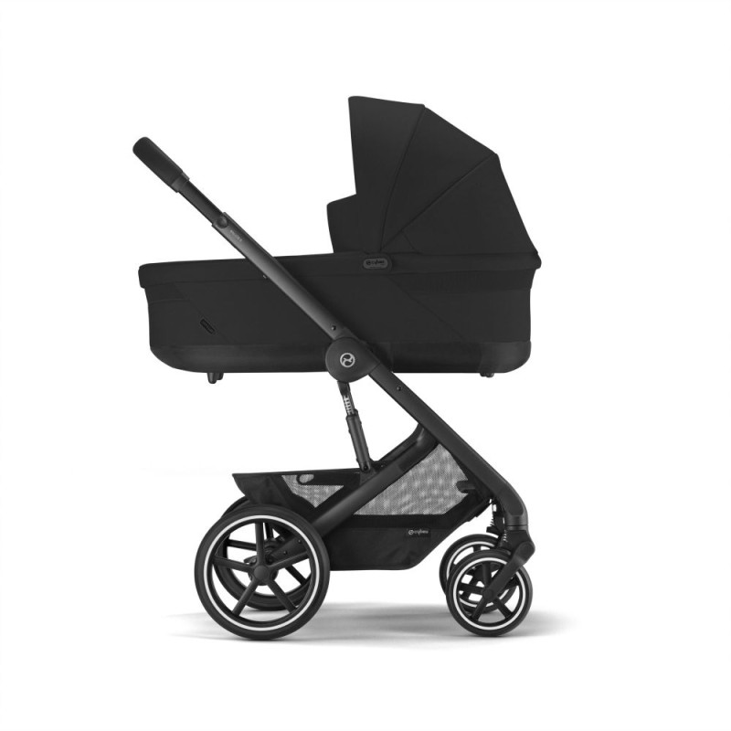 Noul Cybex Balios S Lux 2025 sistem 4 in 1 cu Aton S2 i-size si baza isofix Moon Black
