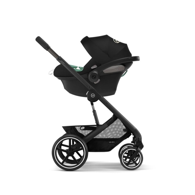 Noul Cybex Balios S Lux 2025 sistem 4 in 1 cu Aton S2 i-size si baza isofix Moon Black