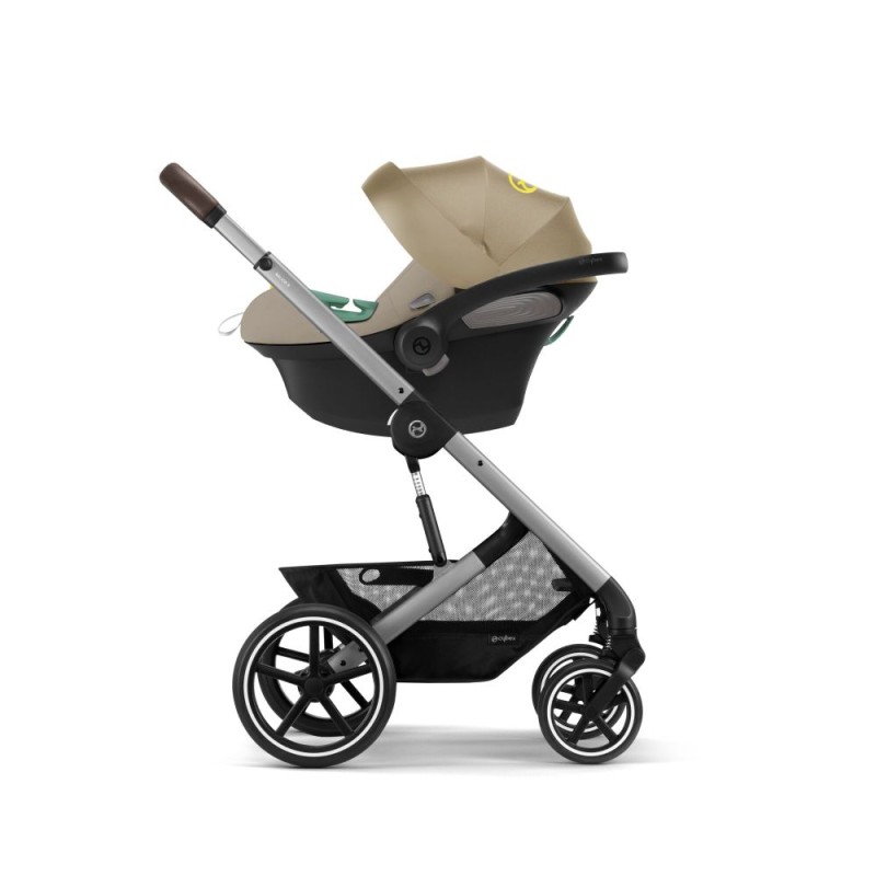 Noul Cybex Balios S Lux sistem 3 in 1 cu Aton S2 i-size Seashell Beige