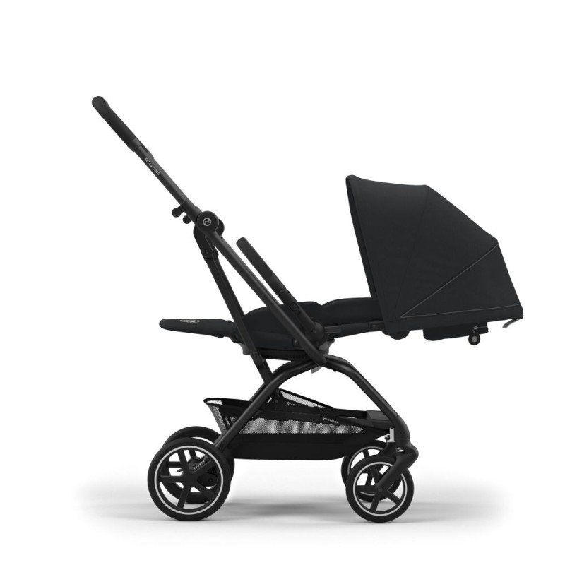 Noul Cybex Eezy S Twist +2 reversibil 360, sistem 2 in 1 sport + Cloud G Plus Reclinabil Magic Black