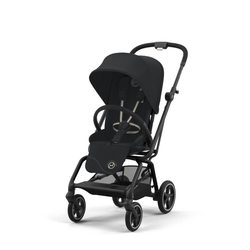 Noul Cybex Eezy S Twist +2 reversibil 360, sistem 2 in 1 sport + Cloud G Plus Reclinabil Magic Black