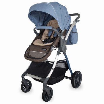 SISTEM MODULAR COCCOLLE ACERO 3 IN 1 BLUE