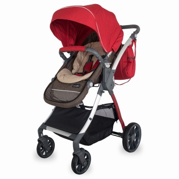 SISTEM MODULAR COCCOLLE ACERO 2 IN 1 ROSU