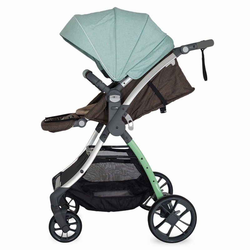SISTEM MODULAR COCCOLLE ACERO 3 IN 1 VERDE MENTA