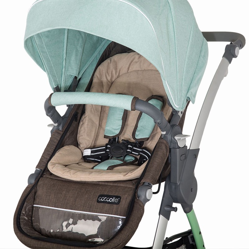 SISTEM MODULAR COCCOLLE ACERO 3 IN 1 VERDE MENTA