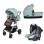 SISTEM MODULAR COCCOLLE ACERO 3 IN 1 VERDE MENTA