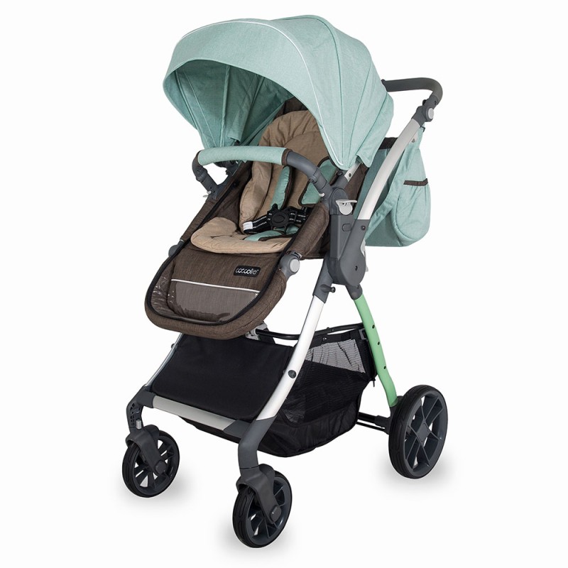 SISTEM MODULAR COCCOLLE ACERO 3 IN 1 VERDE MENTA