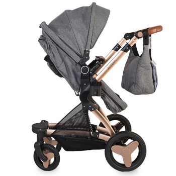 Carucior transformabil 3 in 1 Coccolle Ambra Gri