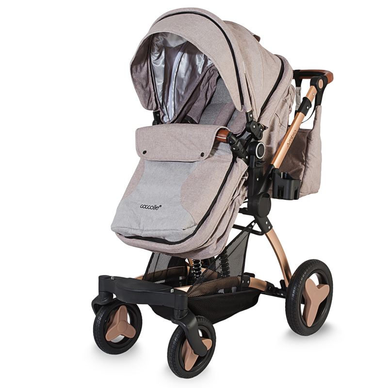 Carucior transformabil 3 in 1 Coccolle Ambra Bej