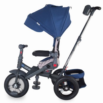 Tricicleta Coccolle Corso multifunctionala Albastru