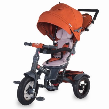 Tricicleta Coccolle Giro Plus multifunctionala Brown