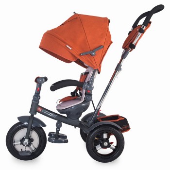 Tricicleta Coccolle Giro Plus multifunctionala Brown