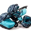 Carucior Baby Merc Zippy 3 in 1 Blue Feather
