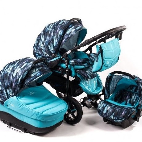 Carucior Baby Merc Zippy 3 in 1 Blue Feather