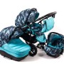 Carucior Baby Merc Zippy 3 in 1 Blue Feather
