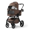 Carucior copii cu landou pliabil Future Design Inspiro Essential Mokka 2 in 1