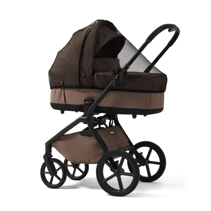 Carucior copii cu landou pliabil Future Design Inspiro Essential Mokka 2 in 1