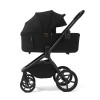 Carucior copii cu landou pliabil Future Design Inspiro Pure Black SE 4in1 cu Cybex Cloud G Plus ADAC si baza isofix